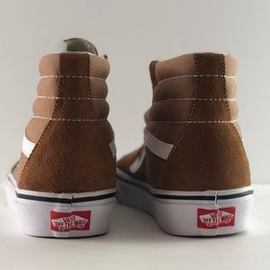 tiger eye tan and white checkered vans